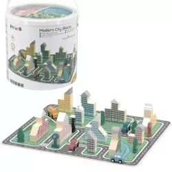 cumpără Set de construcție Viga 44040 Set de construcție din lemn Orașul, 56 elem. în Chișinău 