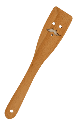 Spatula lemn decupata 29 cm