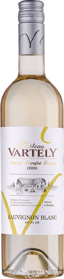 Вино Совиньон бланк Château Vartely IGP, белое сухое, 2020 0.75 L