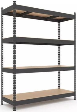 купить Cтеллаж складской Nex Home Raft metalic Titan 1800x1200x400 mm, 4 nivele PAL, antracit в Кишинёве 