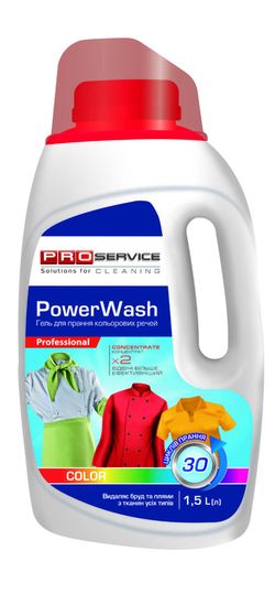 Жидкий порошок PROservice PowerWash Color, 1.5л
