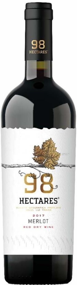Vinuri de Comrat 98 Hectares Merlot, sec roșu,  0.75 L
