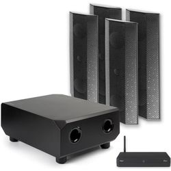 купить Колонки Hi-Fi LitheAudio 3.1 Wireless Surround Sound Cinema Kit With WiSA Cinema Hub (B-IO1-W-31CH-B) в Кишинёве 