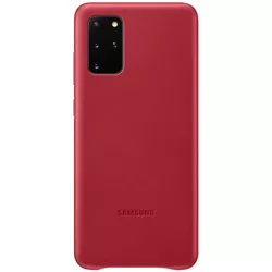 купить Чехол для смартфона Samsung EF-VG985 Leather Cover Red в Кишинёве 