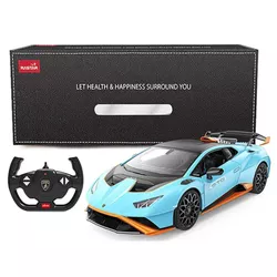 cumpără Jucărie cu telecomandă Rastar 98700 Lamborghini Huracan STO,1:14 albastru, 50532 în Chișinău 