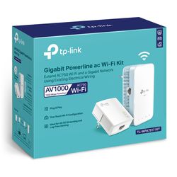 Powerline Adapter/Access Point Wi-Fi AC TP-Link, TL-WPA7517 KIT, AV1200, 1xGbit Port