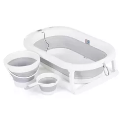 купить Ванночка Chipolino Bubble VKBSP0251GY Spa Grey (складная) в Кишинёве 