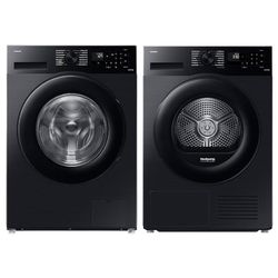 купить Стиральная и сушильная машины Samsung WW90CGC04DABLE + DV90CGC0A0ABLE в Кишинёве 