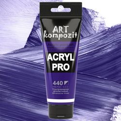 Краска акриловая Art Kompozit, (440) Ультрамарин фиолетовый, 75 мл