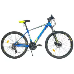купить Велосипед Crosser MT-036 29" 17 21S Shimano+Logan Hidraulic Blue/Green в Кишинёве 
