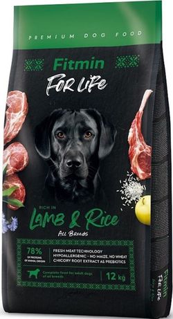 cumpără Hrană pentru animale de companie Fitmin NEW dog For Life lamb & rice - 12 kg în Chișinău 