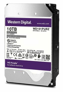 10.0TB-SATA- 256MB Western Digital  "Purple Surveillance