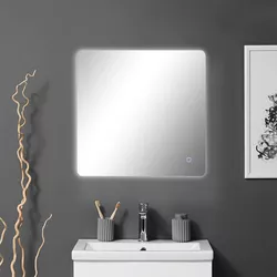 cumpără Oglindă baie Bayro Moon 600x600 LED touch нейтральный în Chișinău 