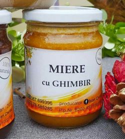 💚 Мед с имбирем, 330 г.