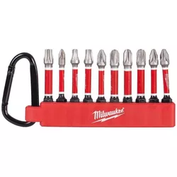 купить Набор головок, бит, насадок Milwaukee 4932500397 Set de 10 biti Shockwave cu carabiniera, Set3 в Кишинёве 