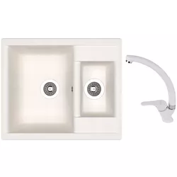 купить Мойка кухонная со смесителем Dr.Gans Astra 620K + SanDonna F 1069 alb в Кишинёве 