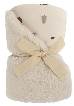 cumpără Lenjerie de pat pentru copii Premaman PCIEZ0-ECR-UNQ Paturica pe 2 parti King of Forest Ecru, 80x110cm în Chișinău 