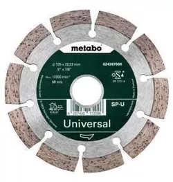 купить Набор головок, бит, насадок Metabo 624307000 Disc diamantat 125x22,23mm в Кишинёве 
