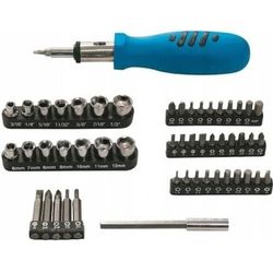 cumpără Șurubelniță Proline 7016160 Ratchet Şurubelniţă + chei tubulare (52buc) Mega (10055) în Chișinău 