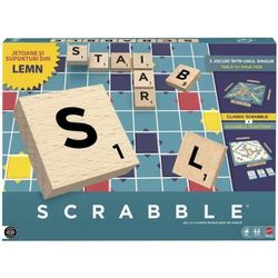 cumpără Joc educativ de masă Mattel JLJ65 Scrabble cu piese din lemn, RO în Chișinău 