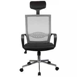 купить Офисное кресло Akord OCF-9 (Black/Gray) в Кишинёве 