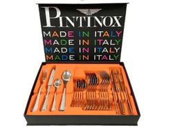 Set de tacimuri Pinti Iride 24buc, inox