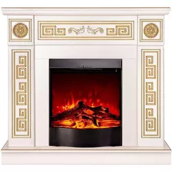 купить Камин электрический ArtFlame Versailles & Corsica, 1020x1100x300 mm, Fildeş в Кишинёве 