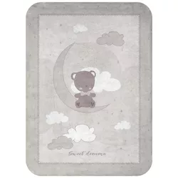 cumpără Lenjerie de pat pentru copii Kikka Boo 31103020163 Paturica super moale Dream Big Beige, 80/110 cm în Chișinău 