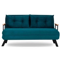 cumpără Canapea Trendy Sando Verde benzina, 78x78x133cm (2 locuri) în Chișinău 