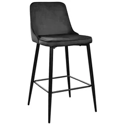 cumpără Scaun de bar Deco Clasic Black+Black legs în Chișinău 