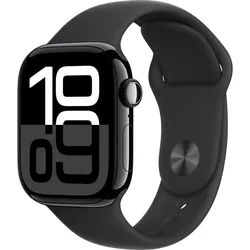cumpără Ceas inteligent Apple Watch Series 10 GPS 42mm Jet Black Aluminium Case with Black Sport Band - S/M MWWE3 în Chișinău 