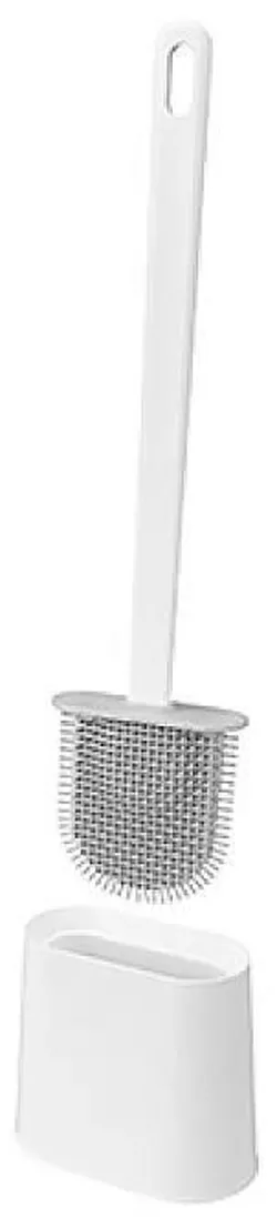 купить Ёршик для унитаза Бытпласт 57618 Econova Slim 11.5x5.8x35.7cm, alb в Кишинёве 