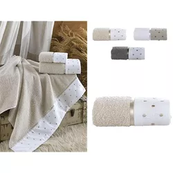 купить Домашний текстиль Ellia Soft 54928.3 Prosop 70x140cm Seramik Point 100% cotton (3 culori) в Кишинёве 