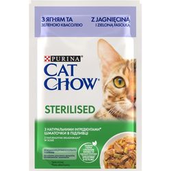 cumpără Hrană pentru animale de companie Purina Cat Chow Sterilised cons. p/pisici (miel,mazare) 85g (26) în Chișinău 