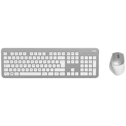 купить Клавиатура + Мышь Hama R1182676 KMW-700 Wireless Set White RUS в Кишинёве 