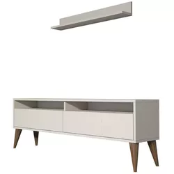 купить Тумба напольная для TV Trendy Cel mai bun, Crema 150x50x30cm в Кишинёве 