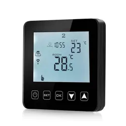 cumpără Termostat de cameră Lianat 6303 pardoseala HY08WW-2 WIFI negru în Chișinău 