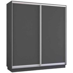 купить Шкаф Mobildor-Lux Fox uși glisante din PAL (180x60x210H cm) Anthracite в Кишинёве 