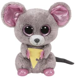 купить Мягкая игрушка TY TY36192 SQUEAKER mouse w/cheese 15 cm в Кишинёве 