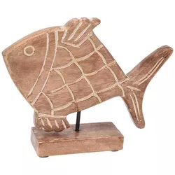 купить Декор Promstore 53790 Suvenir Peste 24x5x20cm, din lemn de mango в Кишинёве 