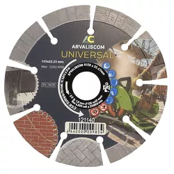 cumpără Disc de tăiere Arvaliscom 121140 Disc diamantat Beton Standart SS9 125x22.23 în Chișinău 