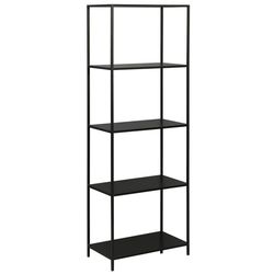 купить Офисный стеллаж Deco Cona 5 nivele (50x30x145.5H) Black в Кишинёве 