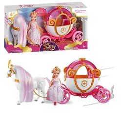 купить Кукла Essa 121A Set Prințesa cu cal și careta в Кишинёве 