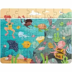 купить Головоломка Hape E1645 Set puzzle 3 în 1 Prietenii Oceanului в Кишинёве 