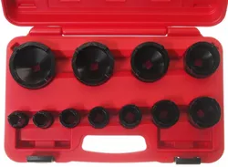 купить Набор головок, бит, насадок JTC JTC-5431 набор головок зубчатых 1/2", внешние (11 предметов) в Кишинёве 