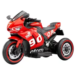 cumpără Mașină electrică pentru copii Richi (29631) Motocicleta rosie pe acumulator pentru copii (868) în Chișinău 