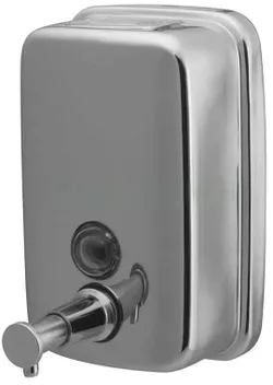 cumpără Dozator săpun Bisk 01415 de perete S/S 500ml, inox în Chișinău 