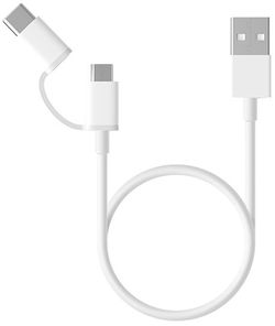 Кабель Xiaomi Mi 2 in 1 USB to Micro USB/Type C