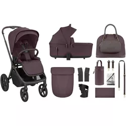 купить Детская коляска Kikka Boo 31001020173 Carucior 2in1 Goya Platinum Merlot в Кишинёве 
