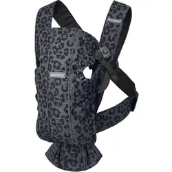 cumpără Marsupiu pentru copii BabyBjorn 021078E1 Mini Anthracite/Leopard, 3D Mesh în Chișinău 